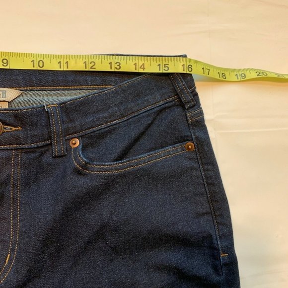 Duluth Trading DuluthFlex Daily Denim Jeans Womens 12x31 Slim Stretch Dark‎ NEW - Picture 9 of 11